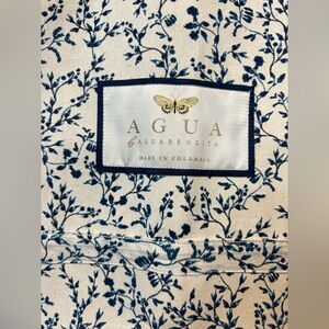 Agua by Agua Bendita Blue Floral Garment Bag or Travel Organizer